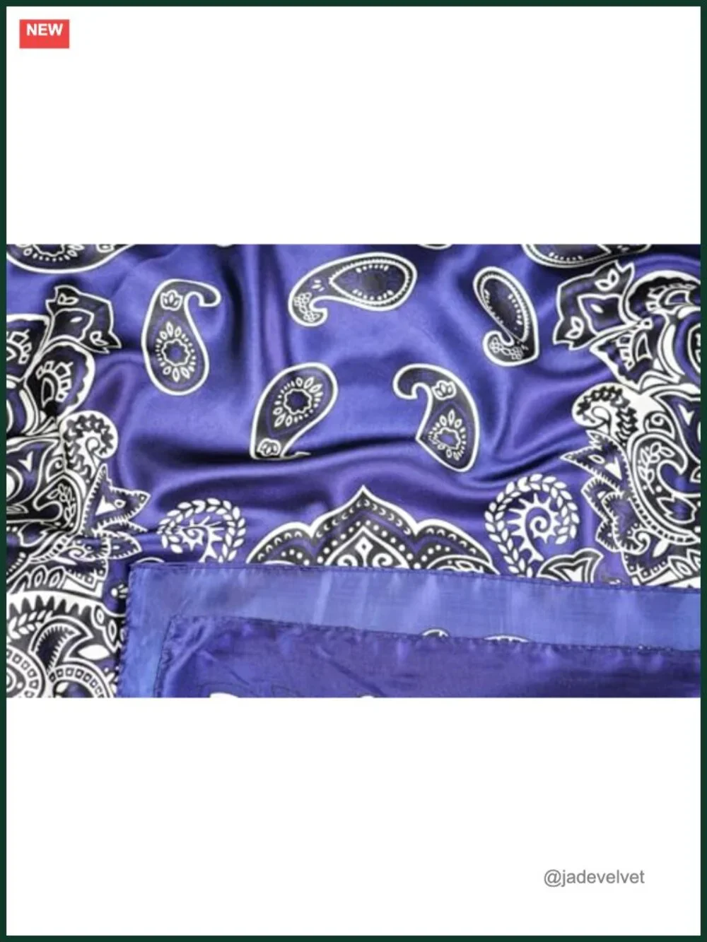Women's Square Satin Hair Scarf Silk Feel, 35x35in, Multi-Use